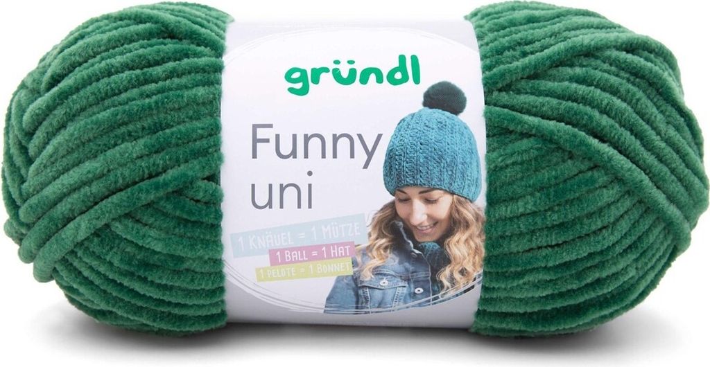 Gründl Chenillegarn Funny uni,100g/120m,Babywolle,100% Produktbild 