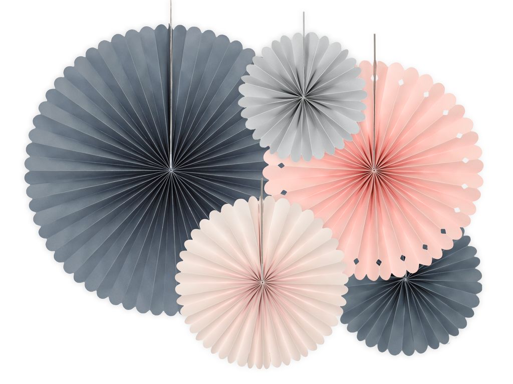 Ventaglio decorativo Elegant Bliss 5pcs 38|25|21|19|14cm Immagine del prodotto 