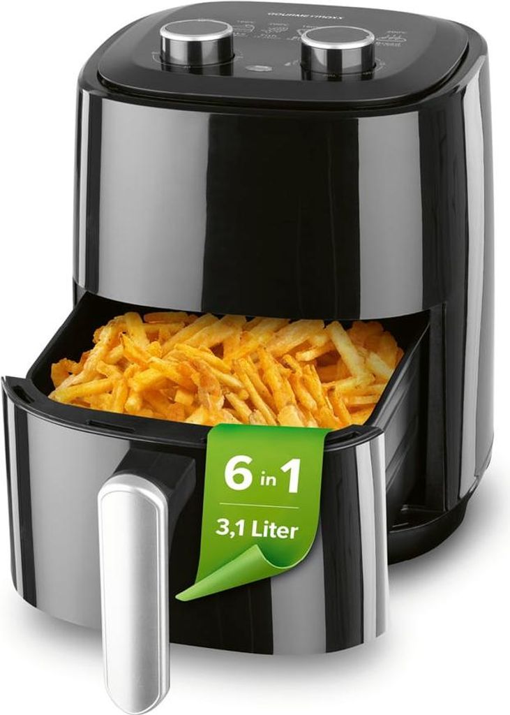 GOURMETmaxx Heißluftfritteuse 3,1L | Airfryer mit 60 Produktbild 