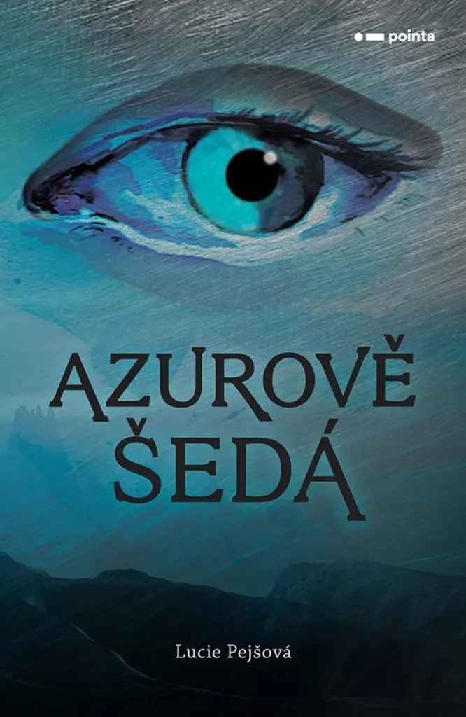 Tableau Azurové šedá par Lucie Pejšová - Art Abstrait Bleu et Gris