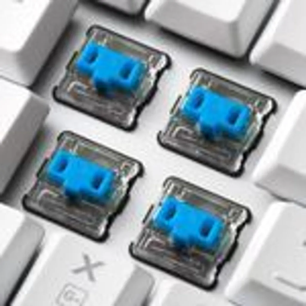 Clavier Gaming USB Mécanique Sharkoon PureWriter RGB Blanc Switch Bleu US