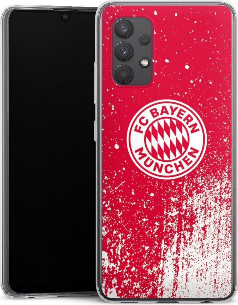 DeinDesign Handyhülle für Samsung Galaxy A32 4G Silikon Hülle Case Smartphone Schutzhülle FC Bayern München FCB Offizielles Lizenzprodukt
