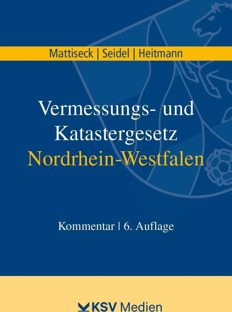 Vermessungs- und Katastergesetz NRW Edition Broché Format Compact