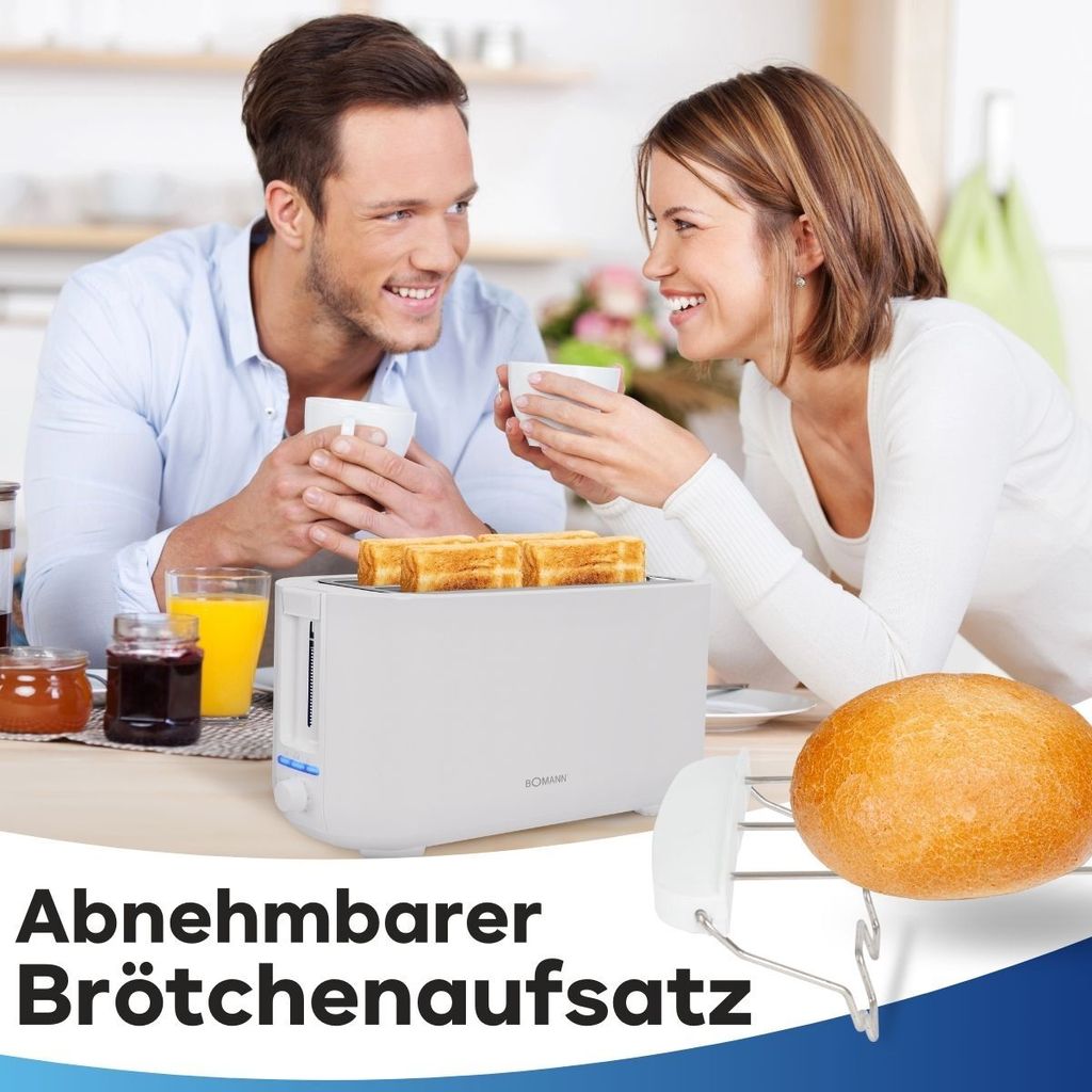 Bomann® Toaster 4 Scheiben | Langschlitztoaster mit Produktbild 3