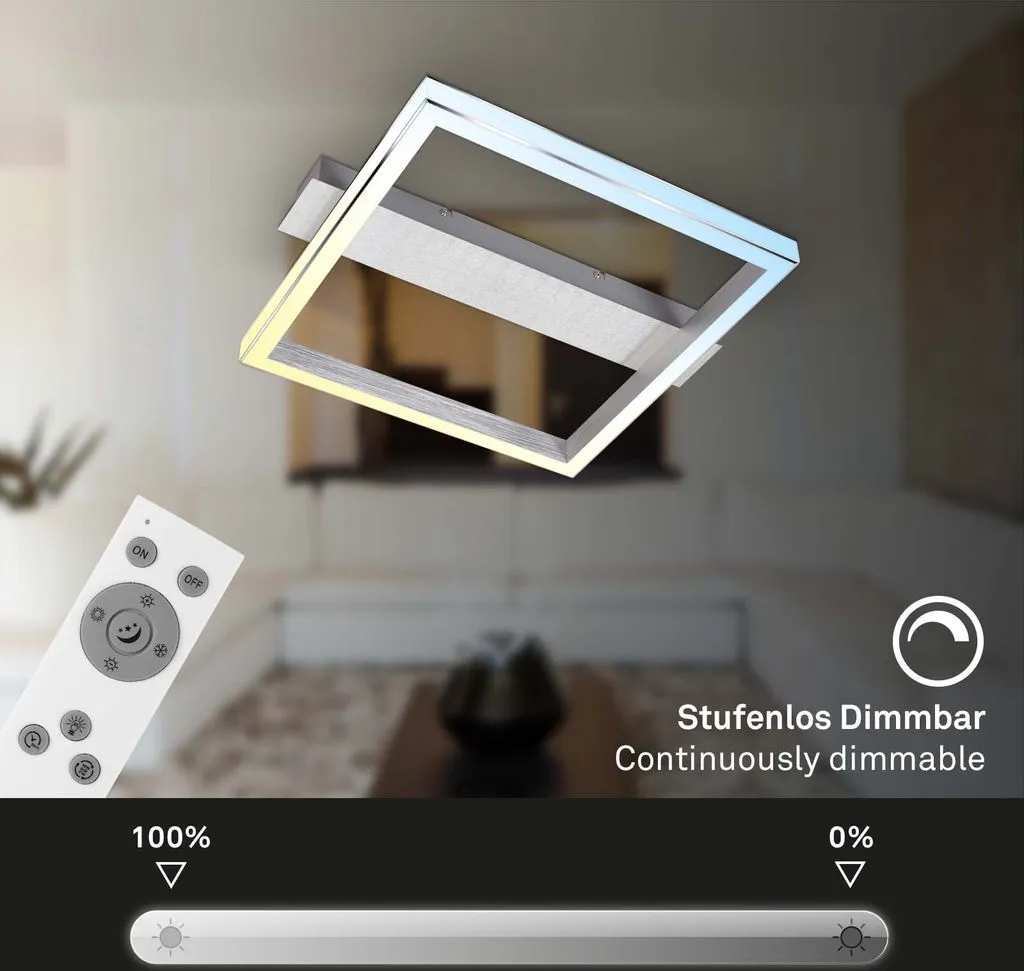 Offerta Lampada Soffitto LED 26W | Cromo Alluminio | Prezzo Stock - 3