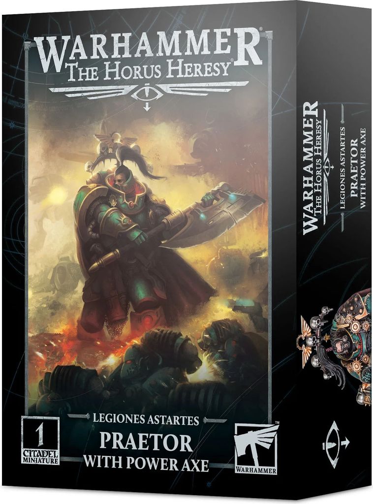 Warhammer The Horus Hersey Legiones Astartes Praetor with Power Axe