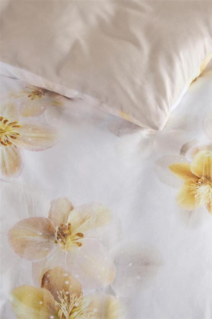 Beddinghouse Mako-Satin-Bettwäsche-Garnitur Estelle Farbe Gold Größe 155x220+80x80 cm