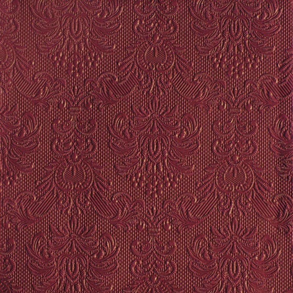 Servietten 40x40 cm - Elegance bordeaux