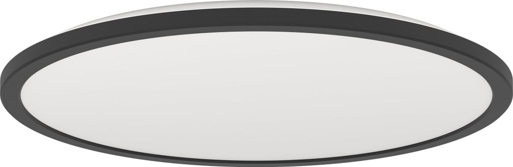 ROVITO-Z Wand-/Deckenleuchte Lampe Beleuchtung - H3,2 x Ø50 cm - schwarz - 16,8W inkl. - IP44