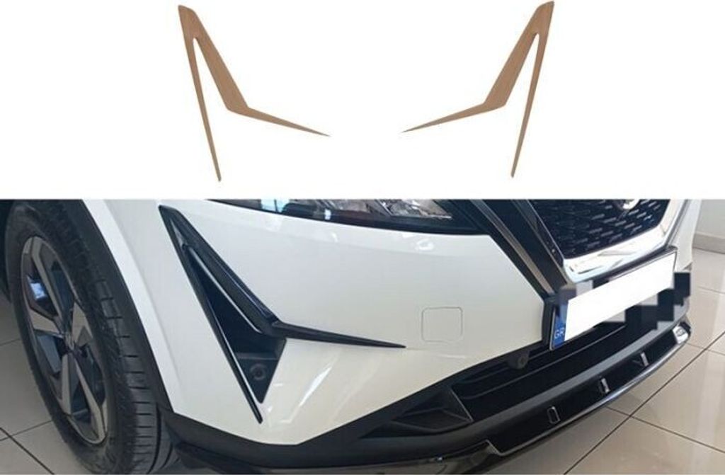 MOTORDROME DESIGN Spoilerlippe Frontlipe K176-002 Vorne für NISSAN Qashqai III (J12) ABS (Acrylnitril-Butadien-Styrol-Copolymerisat)