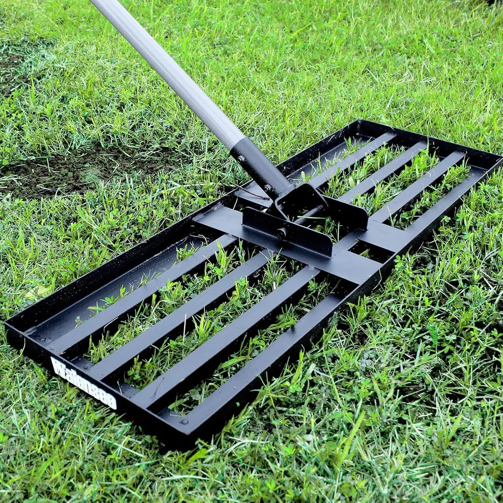 Rastrello Livellatore Walensee 7ft Acciaio 76cm: Prato Sicuro per Tutti