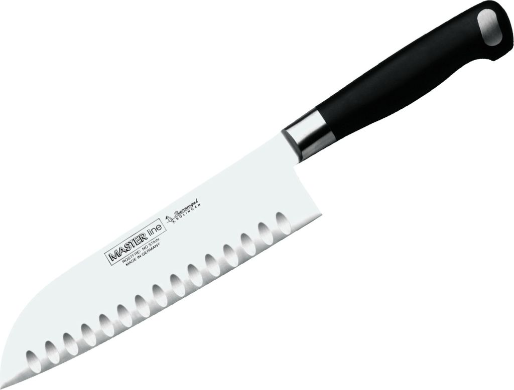 Burgvogel MASTER Line Santoku mit Kullen - Klinge: 18 cm, Produktbild 