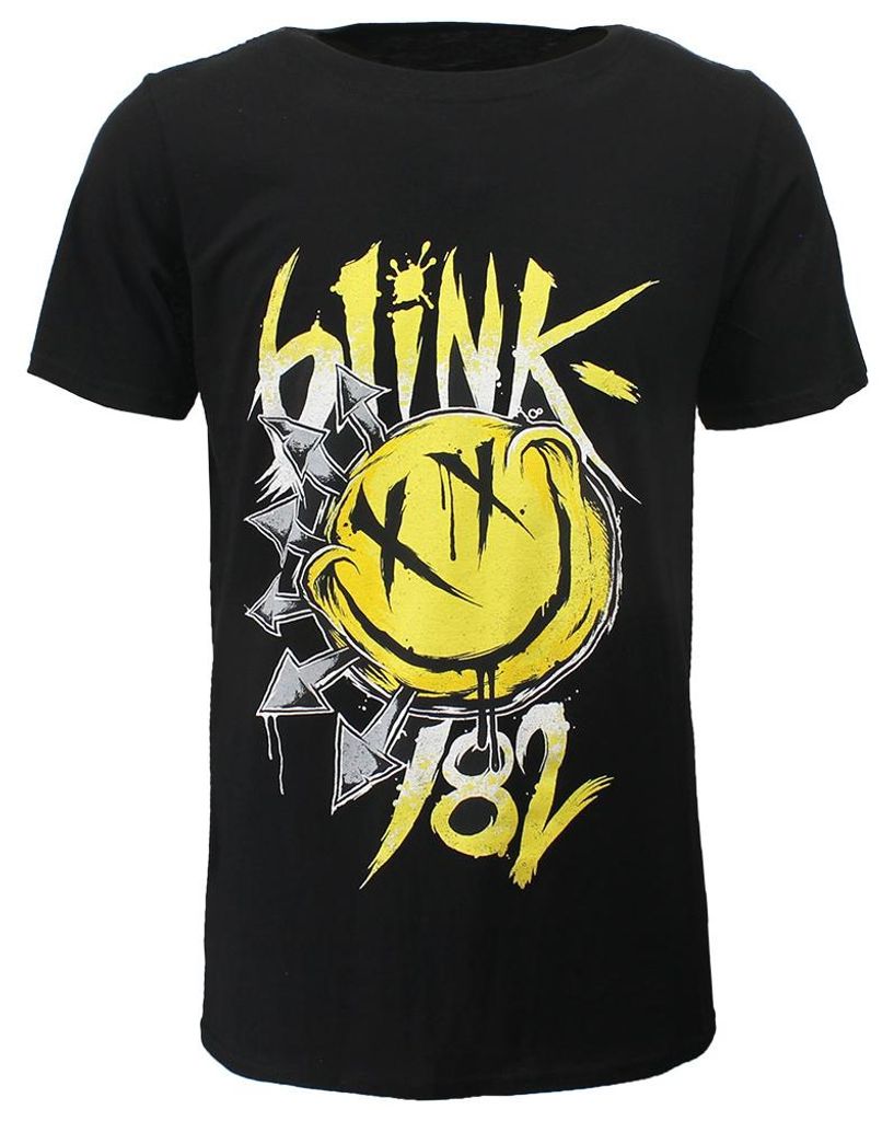 Blink-182 T-Shirt mit großem Smiley - XL