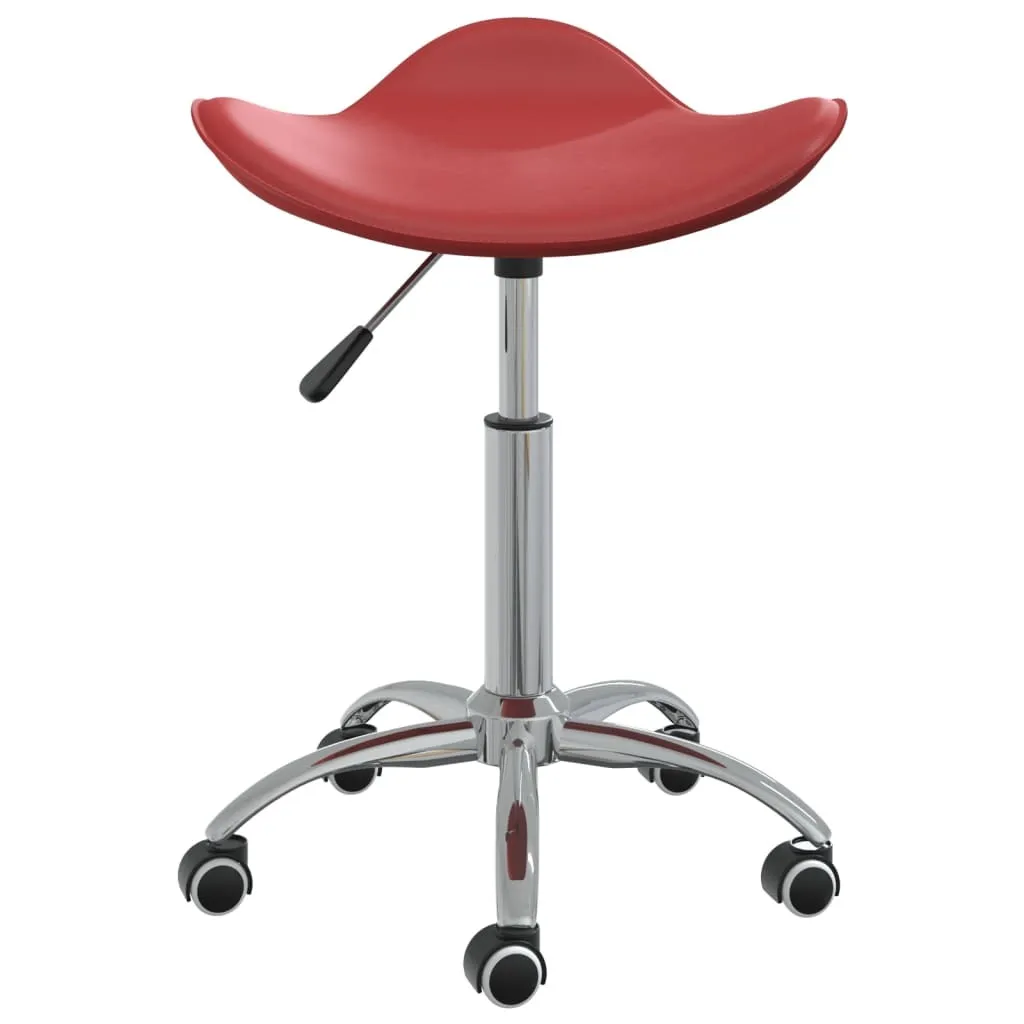 Sedia Desk SYFAX Rosso Vino in Ecopelle | Eleganza e Comfort Casa