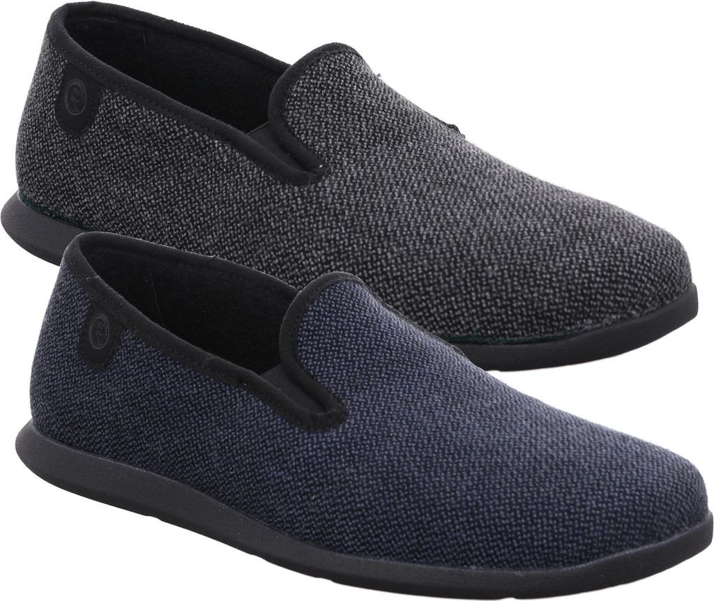 Rohde Herren Hausschuh Geschlossen Slipper Fermo 6985, Größe:43 EU, Farbe:Grau