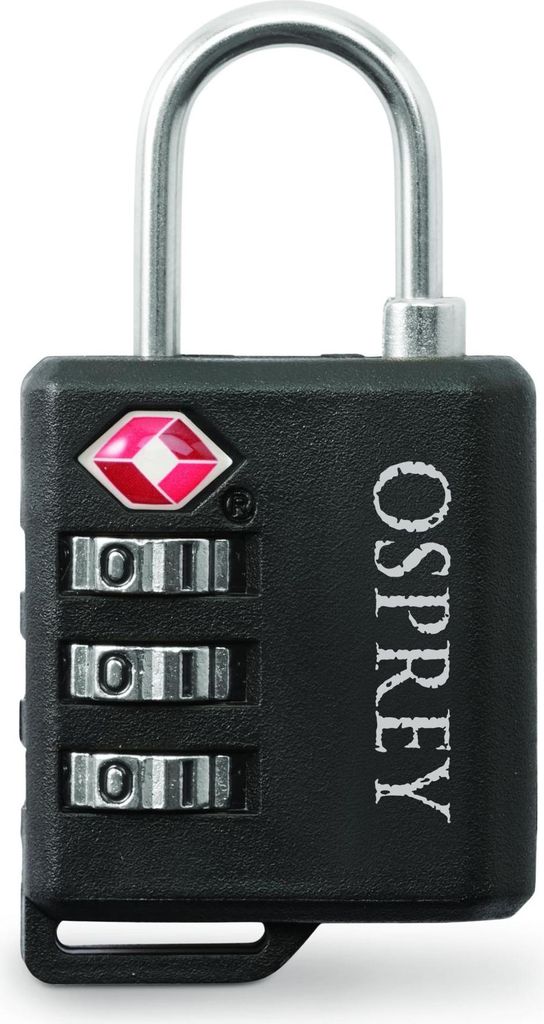 Osprey Padlock Kulturbeutel Schwarz Schwarz One Size