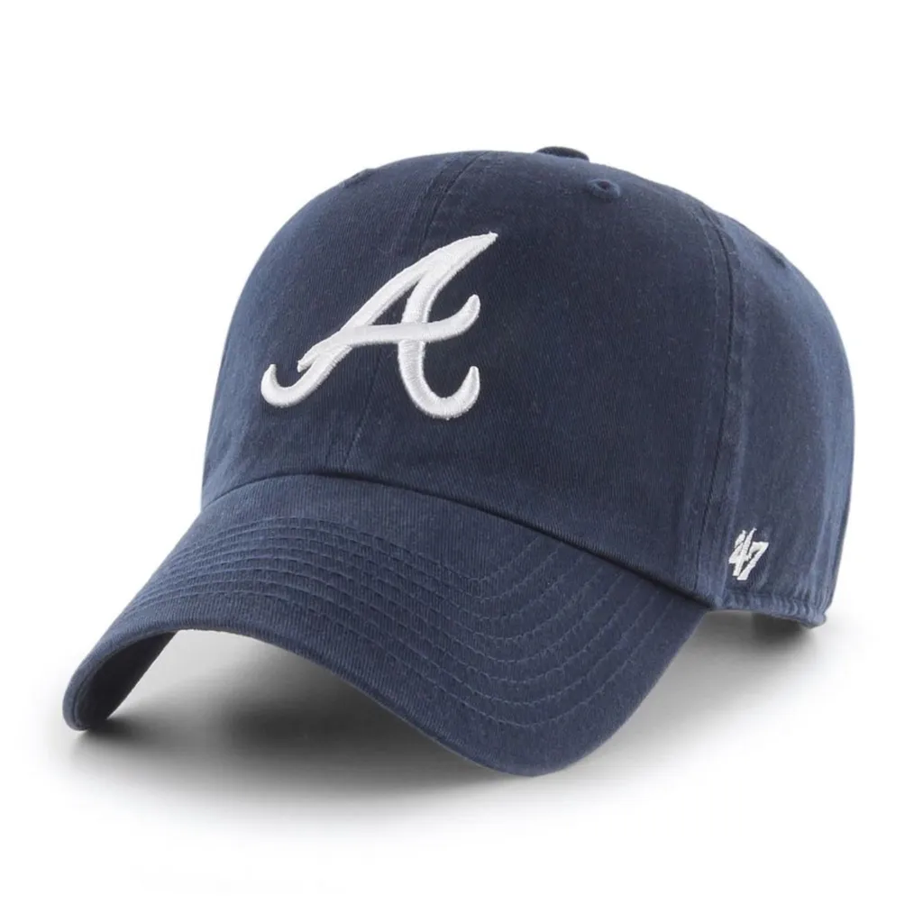 Original 47 Brand Atlanta Braves Navy Cap - Relaxed Fit Regolabile