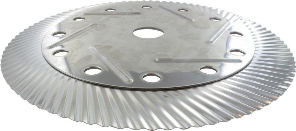 Edelstahl-Scheibe zum Brennholzmachen auf harten Böden. ø: 230 mm x 25,4 mm.