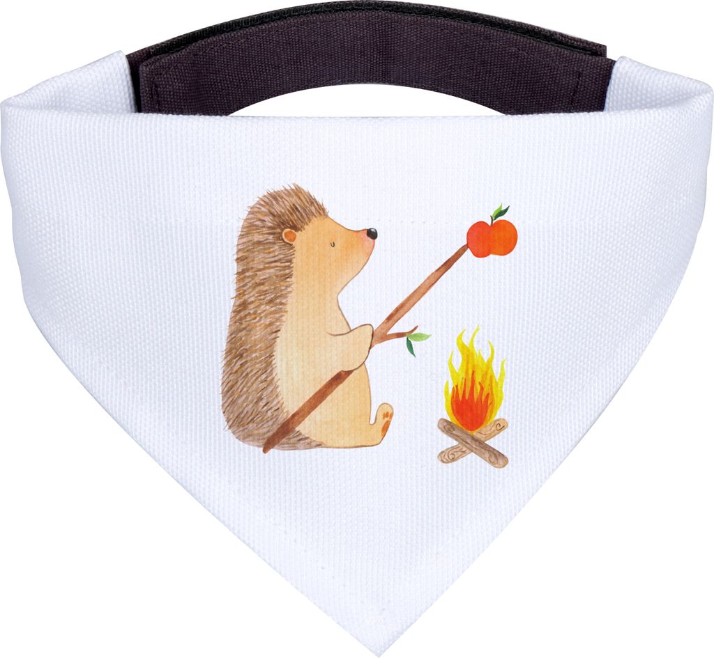 Mr. & Mrs. Panda Hundehalstuch L Igel Grillen - Weiß - Geschenk, Motivation, Spruch, Schal Für Hunde, Sinn Des Lebens, Halstuch, Bandana, Ziele, ...