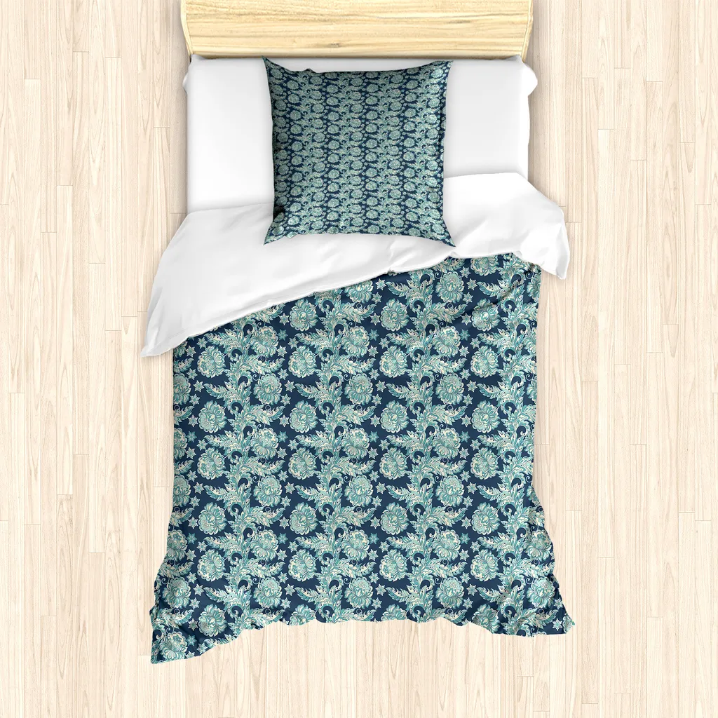 Offerta Set Copripiumino ABAKUHAUS 135x200: Etnico, Anti-Acaro, Duraturo