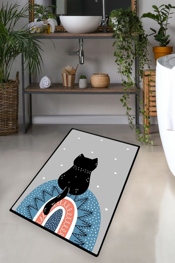 Mijolnir, Waiten, Badematten, Mehrfarbig, Polyester, 70 x 120 cm