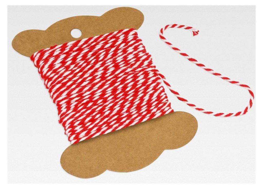 Dekogarn Bastelschnur Kordel Bakers Twine Geschenkband Baumwollschnur Dekokordel für Gastgeschenke Adventskalender Geschenkverpackungen (10 m x 2 ...