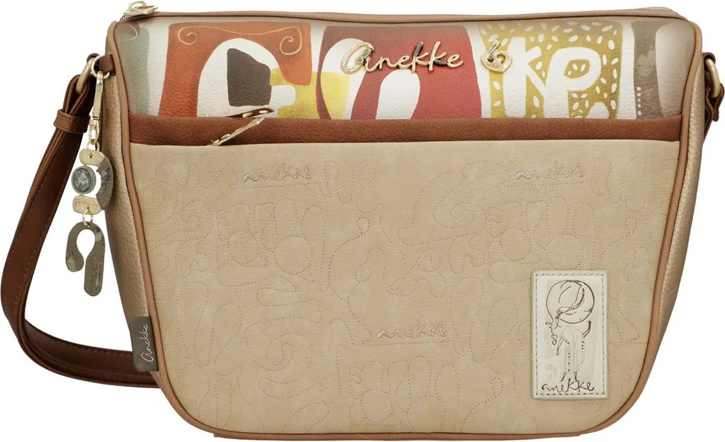 Anekke Muse Amphora Borsa Tracolla Marrone Multicolor | Resistente