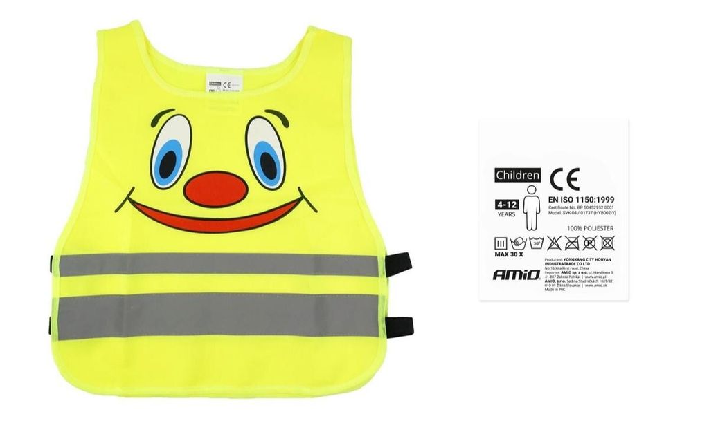 AMiO Warnweste 01737 Polyester Produktbild 