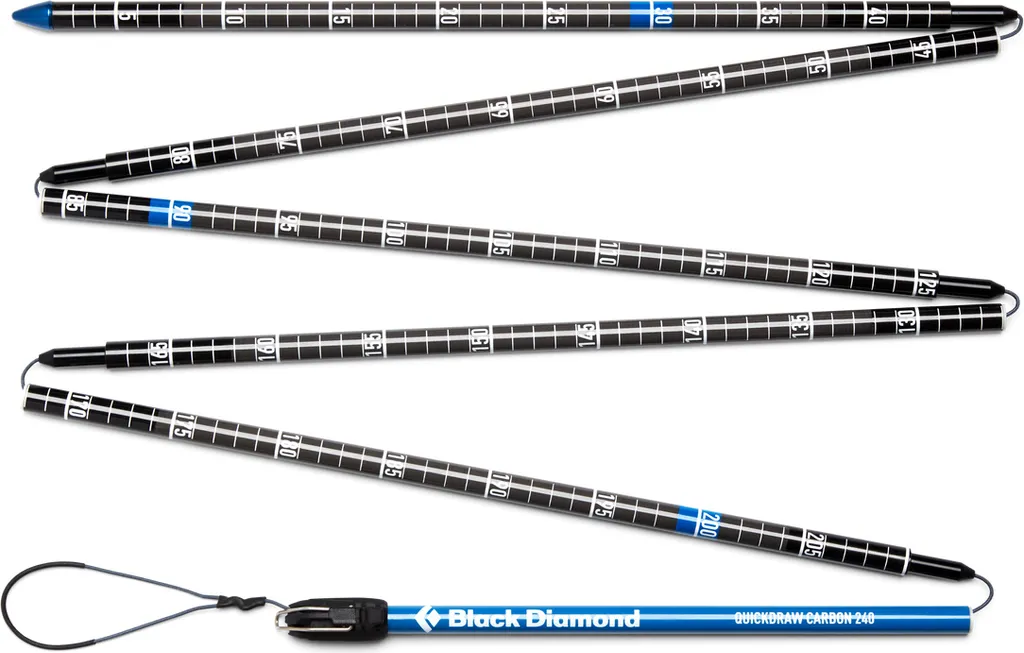 Sonde de recherche en carbone 240 cm Black Diamond pour le ski freeride