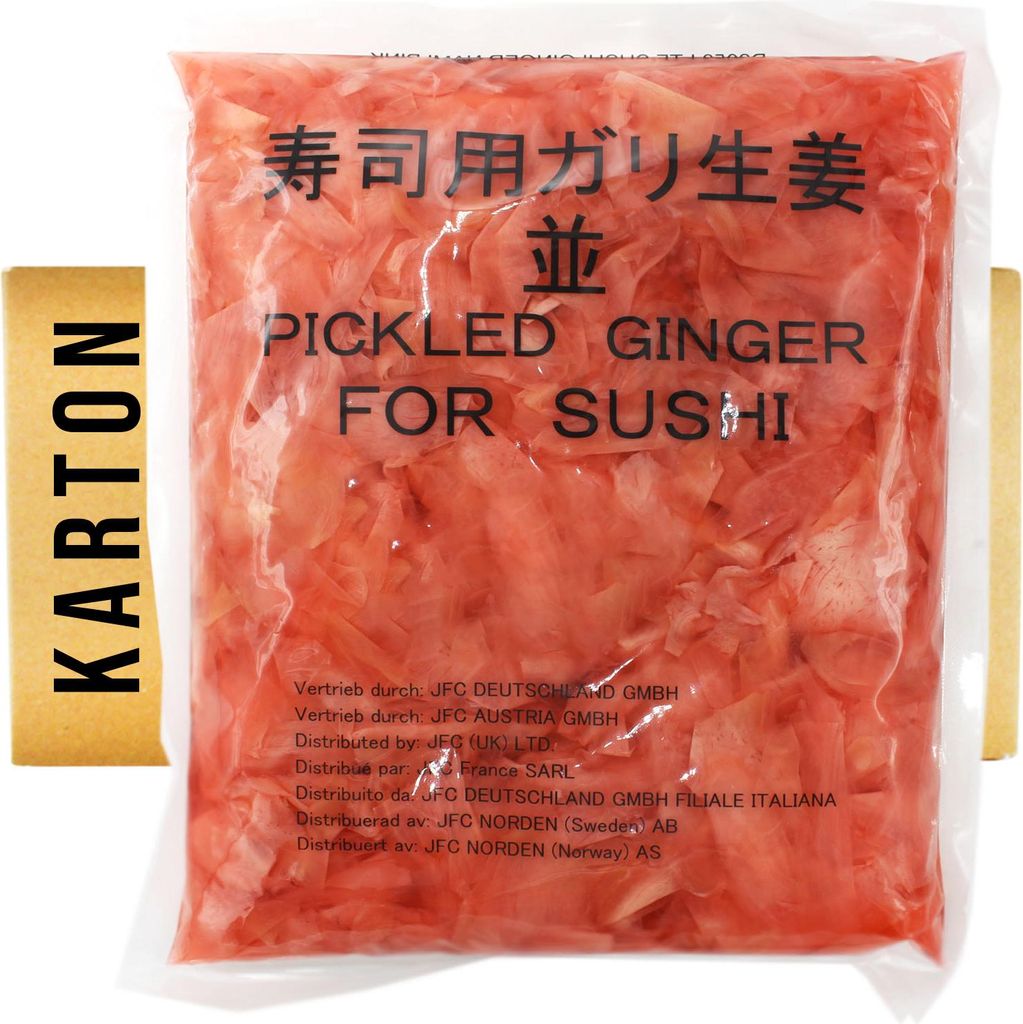 Wel Pac Eingelegter Sushi Ingwer PINK 10x1,5kg/ATG1kg