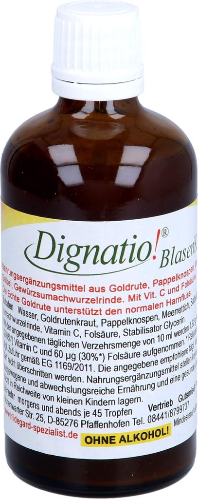 Dignatio force de la vessie liquide 100 ml Image du produit 