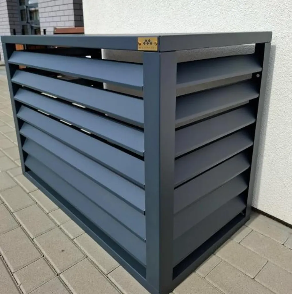 Protection extérieure pour climatiseur CONCEPT 100cm - Métal Anthracite