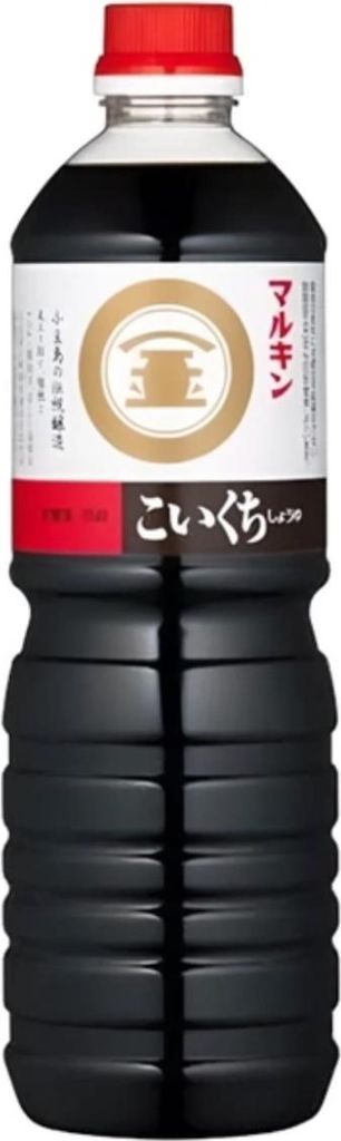 Marukin | Dunkle Sojasauce Koikuchi Shoyu - 1 L - Glutenhaltig - Japanische Sojasauce - 1 Kg