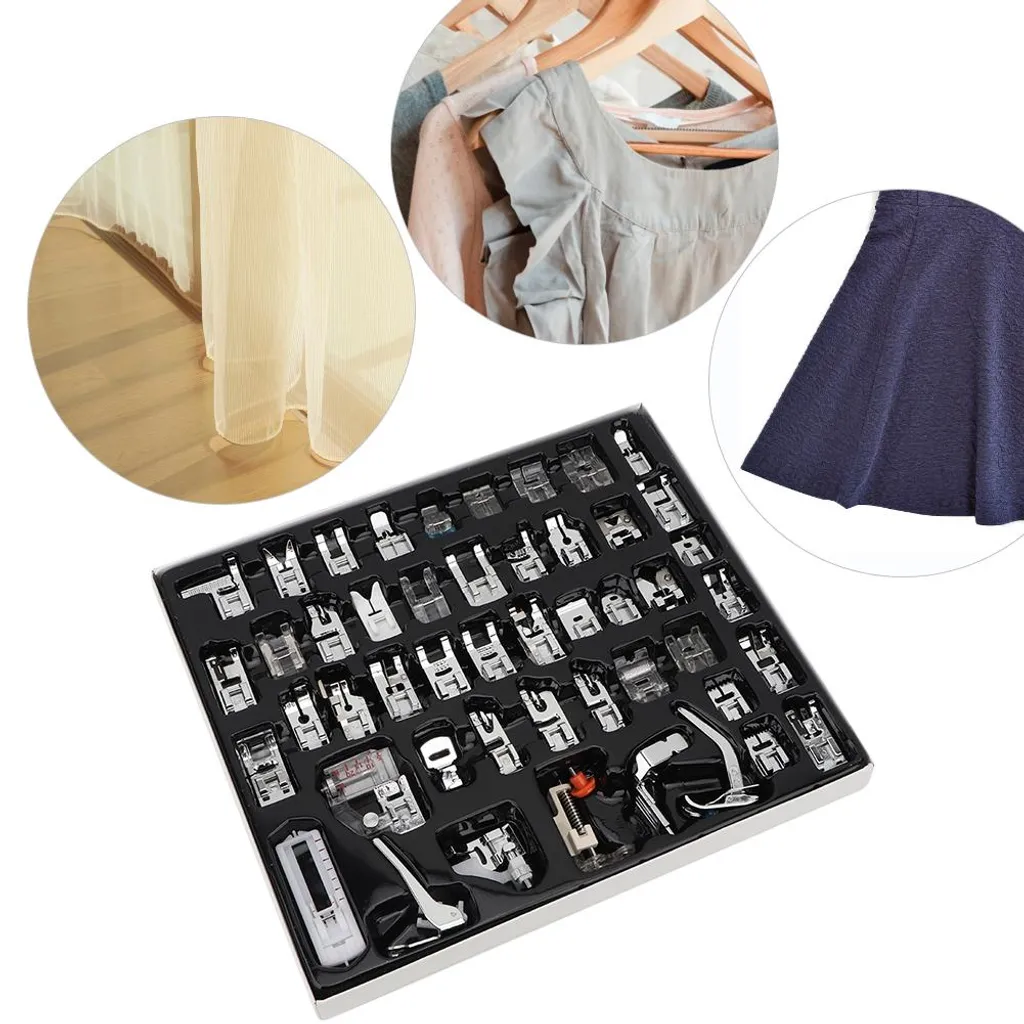 Ensemble Pieds Presseurs Universels pour Machine à Coudre (Set 48 Pièces) - 5