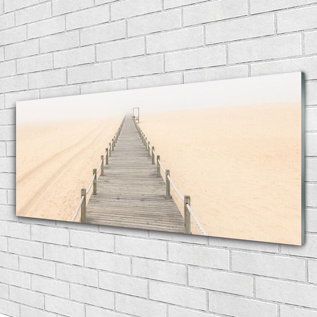 Acrylglasbilder 125x50 Wandbild Druck Brücke Architektur