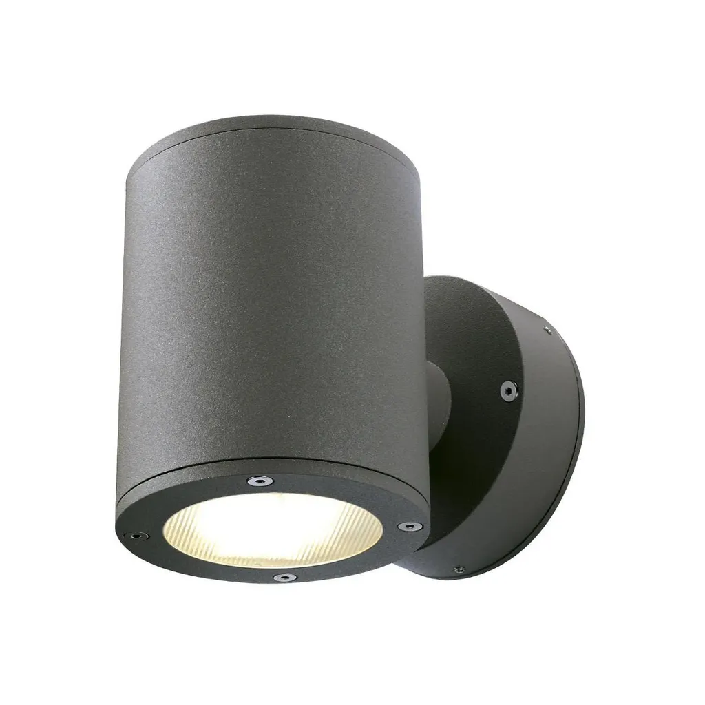 Luminaire extérieur mural double faisceau Sitra Anthracite pour Façade