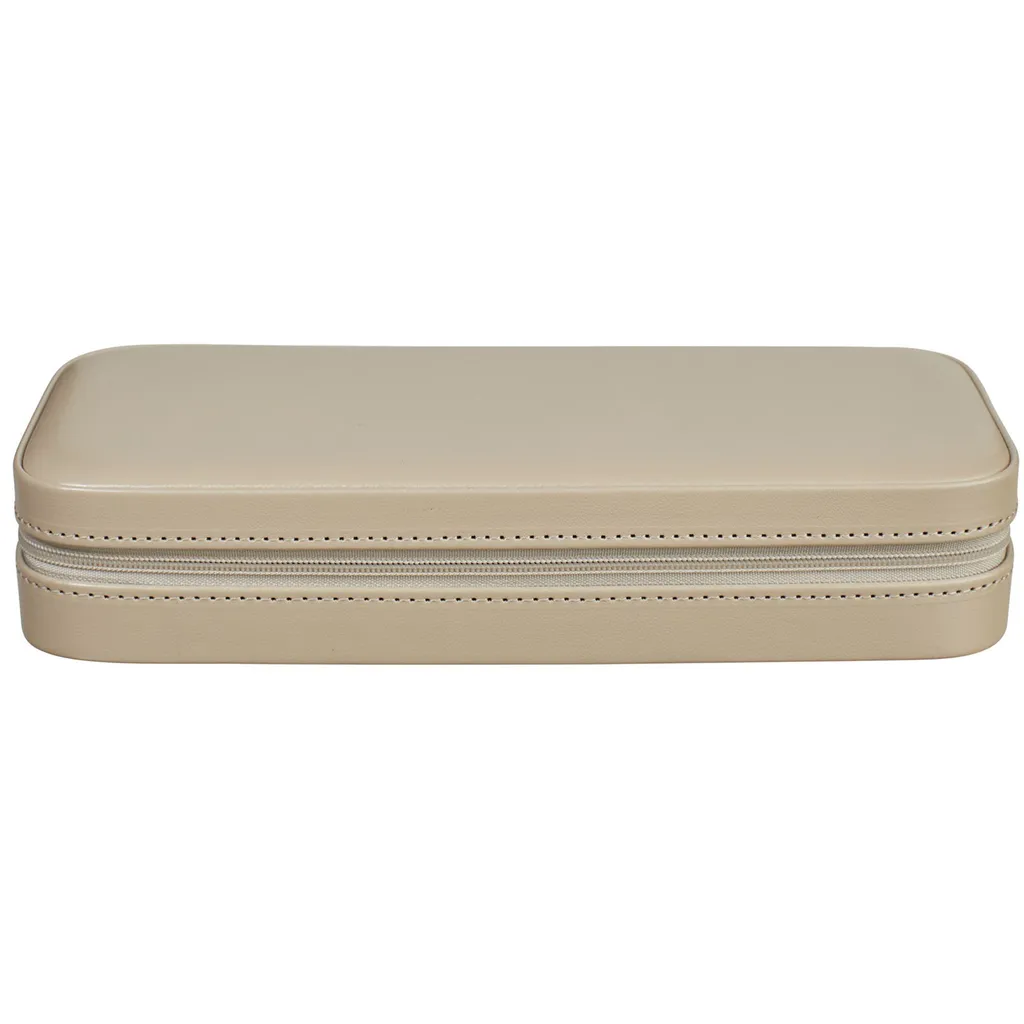 Rangement bijoux voyage WINDROSE Merino Moda : Organiseur beige chic