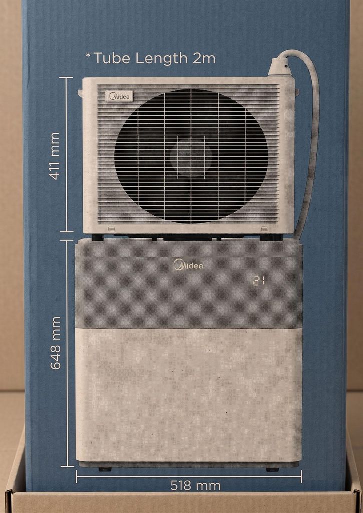 Midea PortaSplit Klimaanlage | 12.000 BTU | 3,5 kW | Kühlen Produktbild 