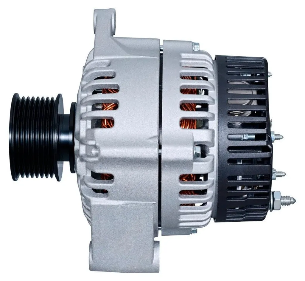 Alternateur puissant 95A HELLA avec poulie 60 mm pour John Deere