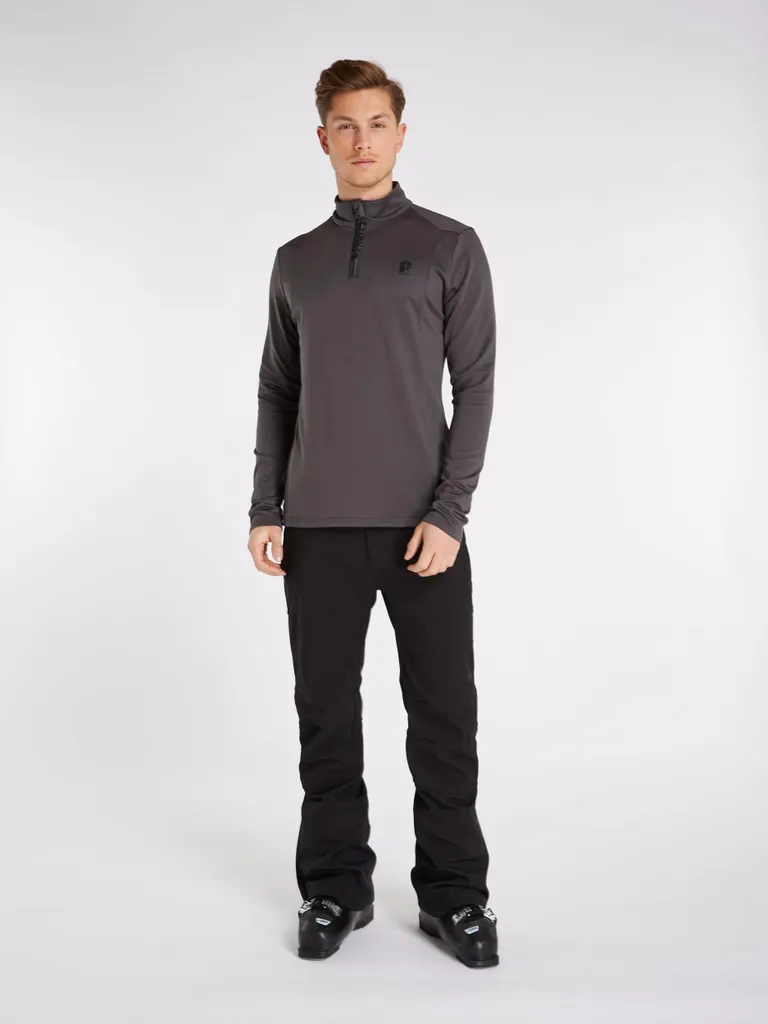 PROTEST REWILL Top attivo con 1/4 di zip Deep Grey Deep Grey L - 2