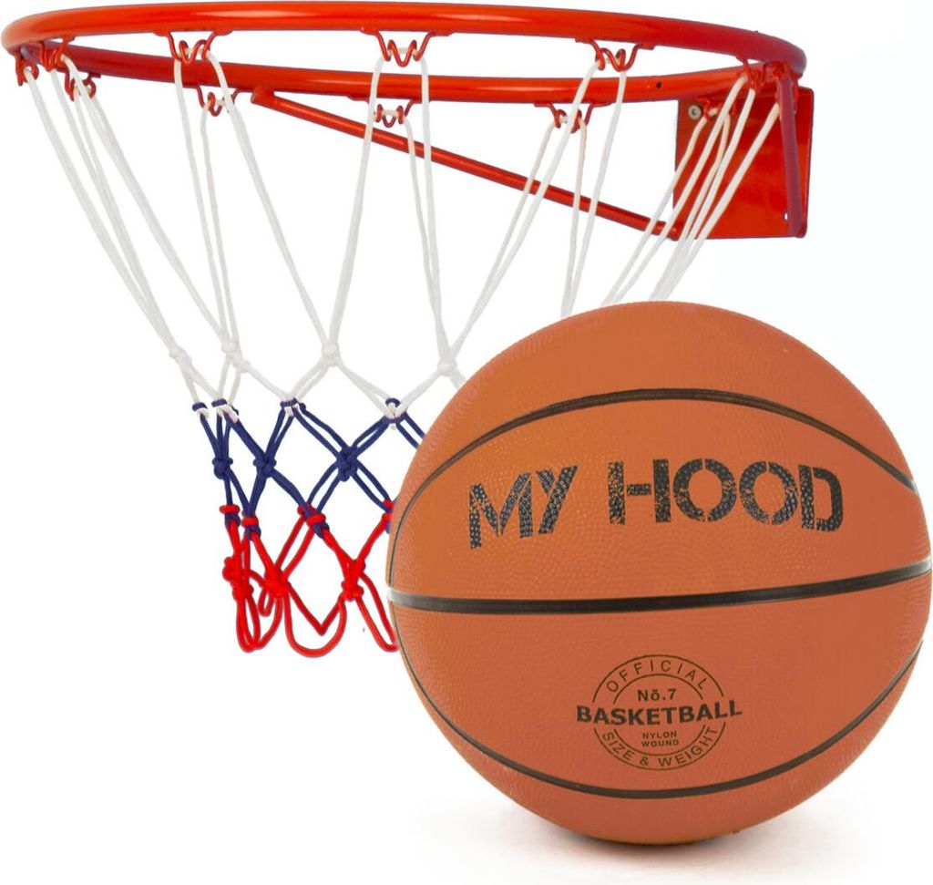 My Hood Basketballkorb- und Ballset 304001
