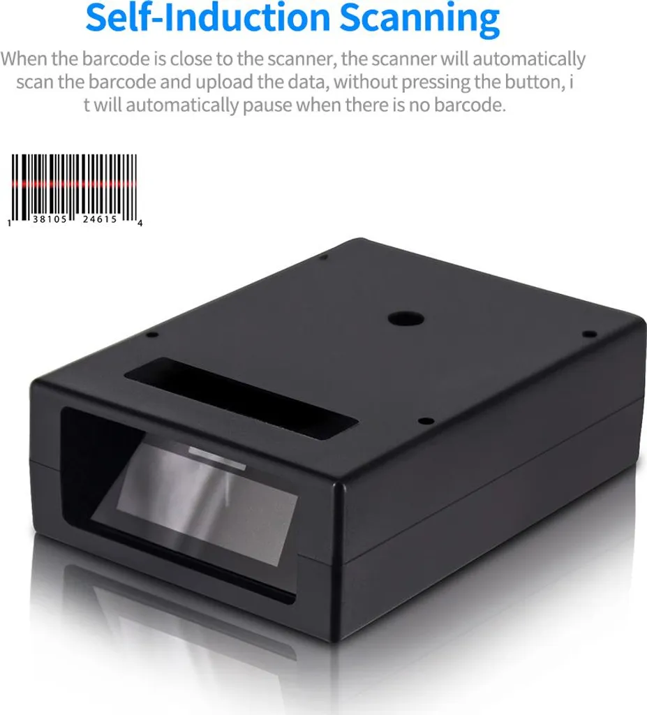 Scanner code-barres filaire USB haute performance pour l'entreposage