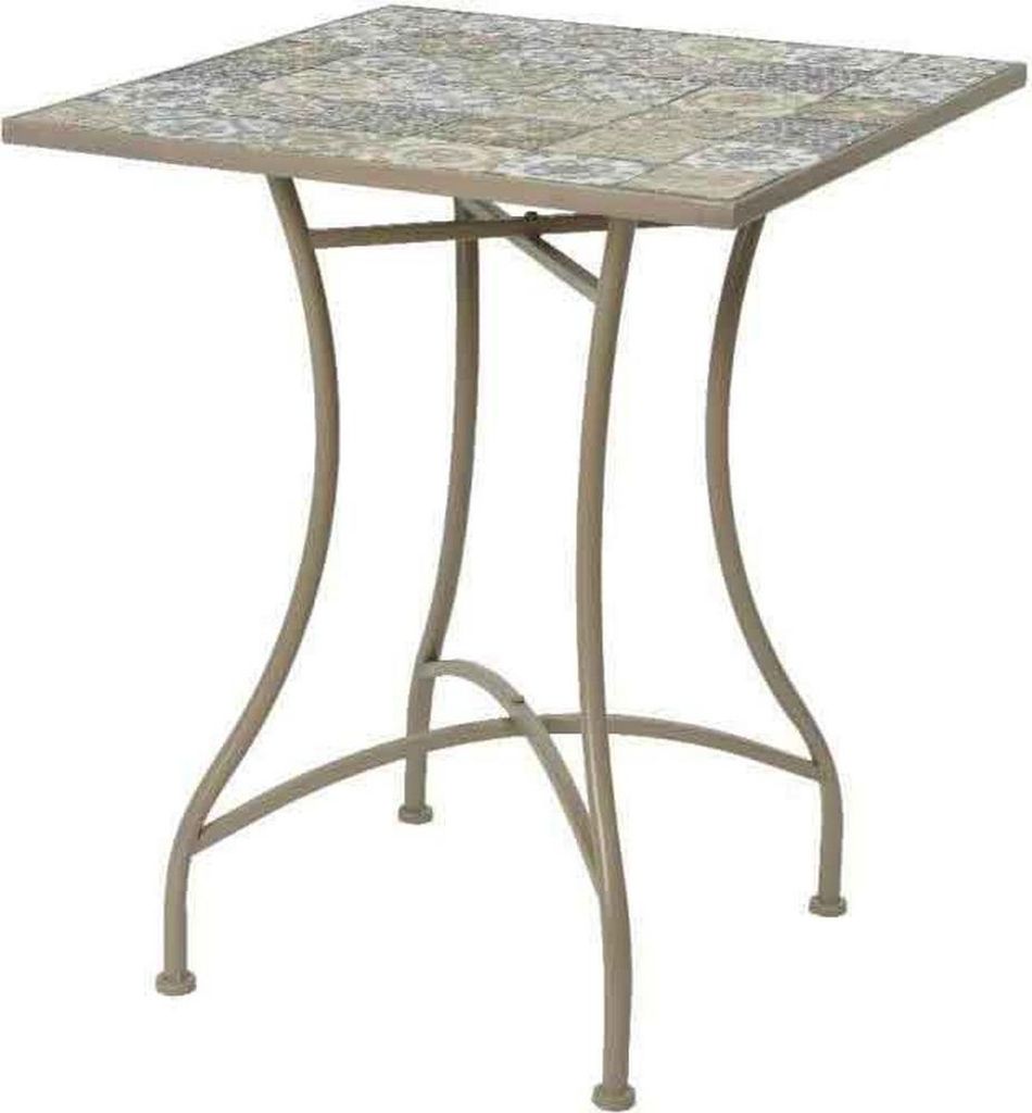 Table Bistro Mosaïque Marron Design Mosaïque élégant - Nan Image du produit 