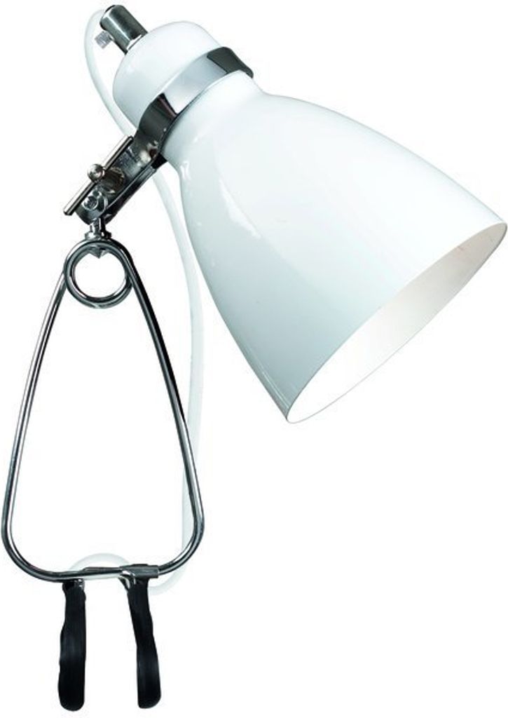 Nordlux Cyclone, lampada a pinza, bianco Immagine del prodotto 