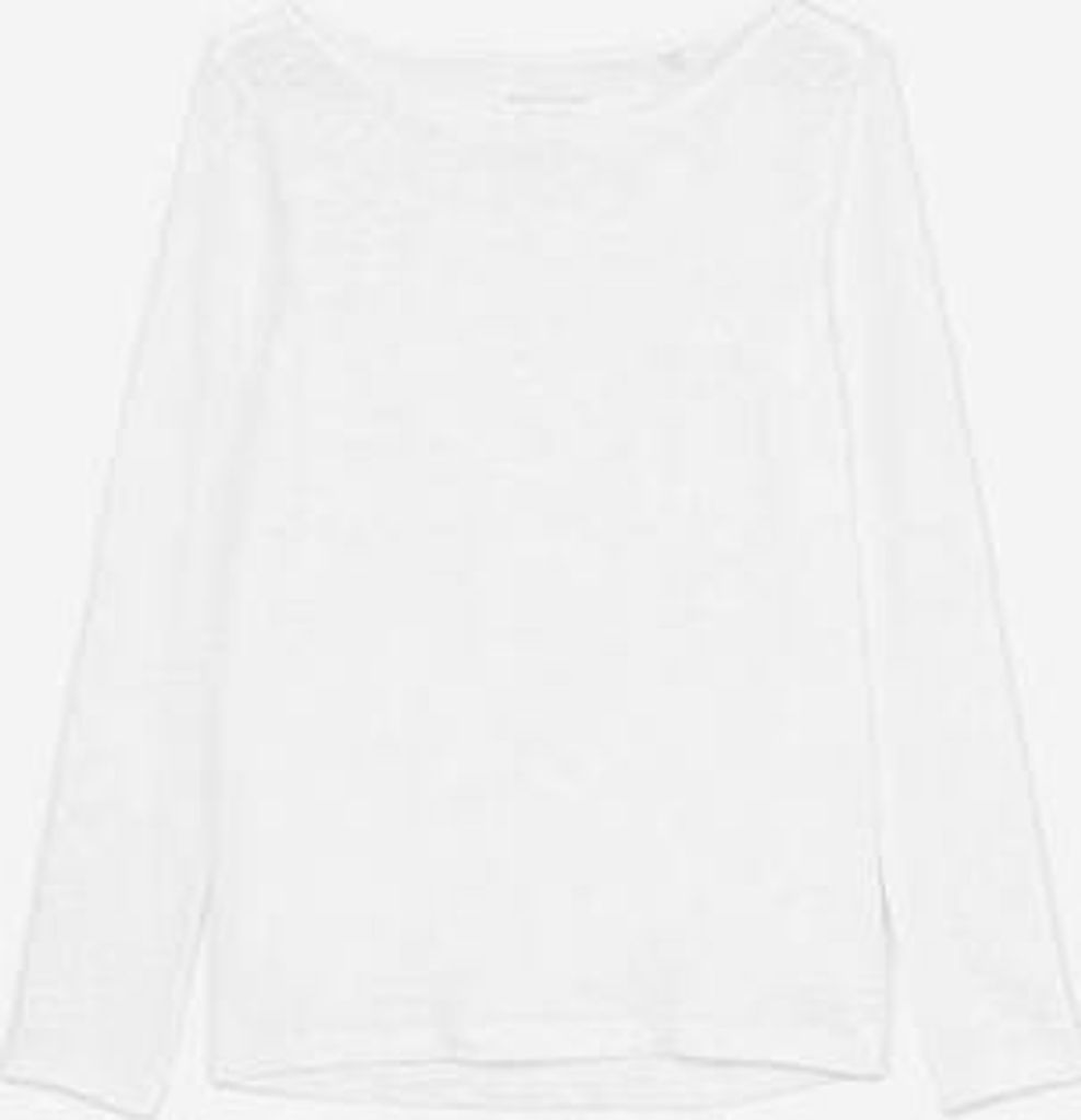 Langarmshirt für Damen in weiß Produktbild 