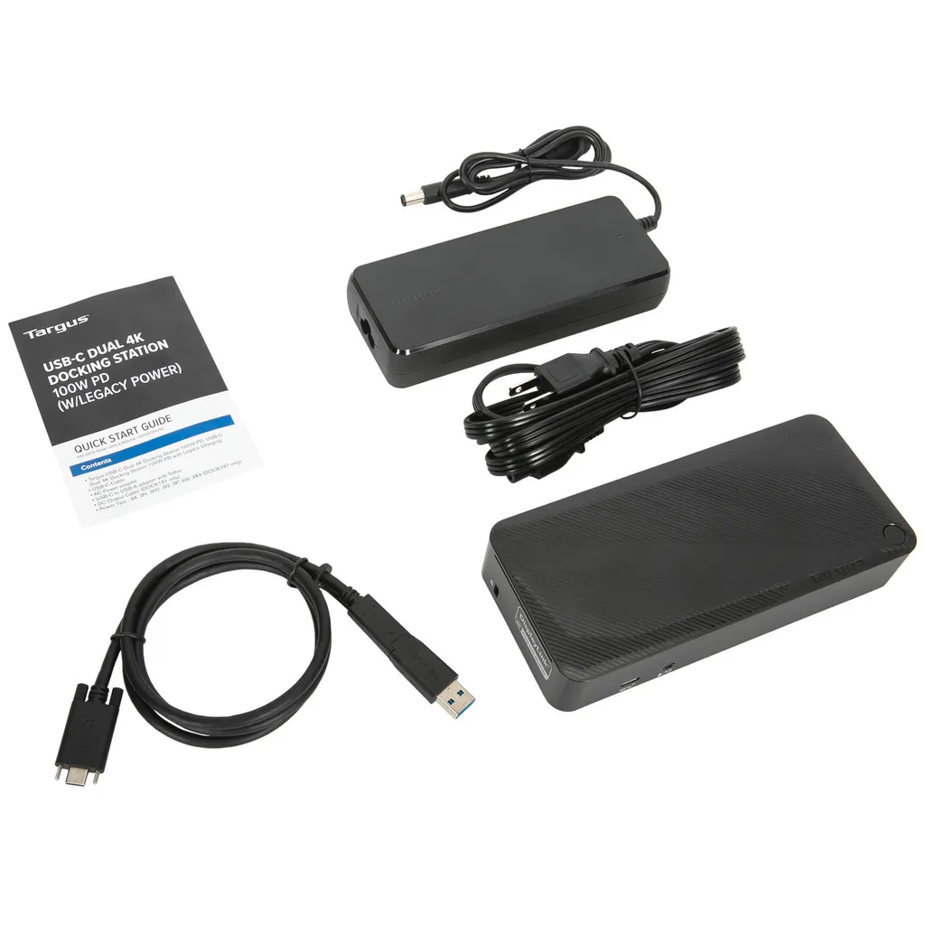 Station USB-C Targus : Solution Double Écran HDMI et DP pour Laptop