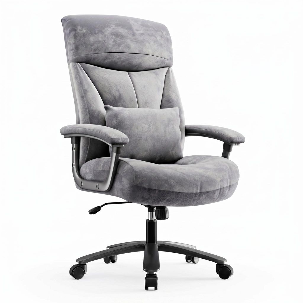 Ergonomischer Büro-Chefsessel bis 200kg, XXL breiter Sitz Produktbild 