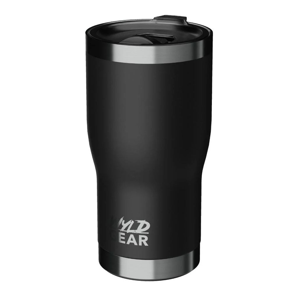Wyld Gear WYLD Tumbler 20 OZ (591ml), Schwarz, 18/8 Edelstahl Schwarz