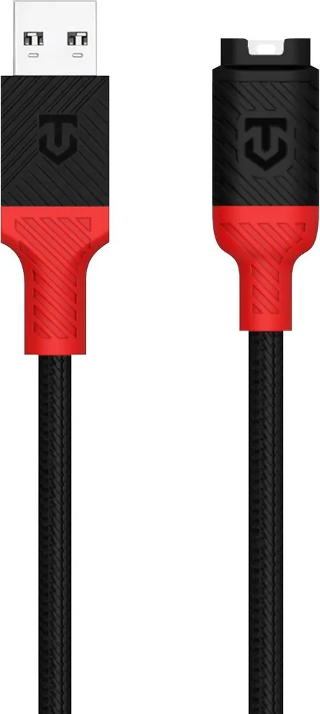Tactical Recce 3:20 Cavo Garmin USB-A | Stile Nero-Rosso per Viaggi