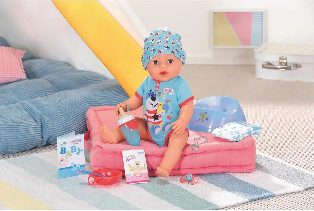 Poupon BABY born Magic Garçon 43 cm : le compagnon pour rassurer l'enfant - 4